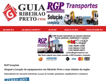 Tablet Screenshot of guiaribeiraopreto.com